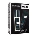 Mexx Black Set deodorant 75 ml + gel za prhanje 50 ml za moške