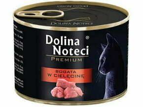 NEW DOLINA NOTECI Premium bogata s teletino - mokra hrana za mačke - 185g