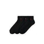 Polo Ralph Lauren nogavice (3-Pack) - črna. Nogavice iz kolekcije Polo Ralph Lauren. Model izdelan iz elastičnega, bombažnega, enobarvnega materiala. V kompletu so trije pari.
