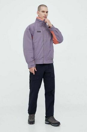 Outdoor jakna Columbia vijolična barva - vijolična. Outdoor jakna iz kolekcije Columbia. Nepodložen model