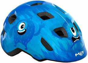 MET Hooray Blue Monsters/Glossy XS (46-52 cm) Otroška kolesarska čelada