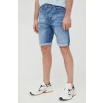 Kratke hlače iz jeansa Pepe Jeans Callen Short moško, - modra. Kratke hlače iz kolekcije Pepe Jeans. Model izdelan iz denima.