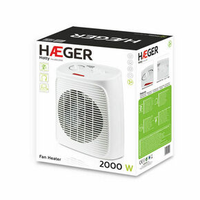 Prenosni ventilacijski grelnik haeger fh-200.014a 2000 w bela