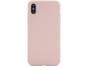 Chameleon Apple iPhone X/XS - Silikonski ovitek (liquid silicone) - Soft - Pink Sand