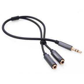 Ugreen audio kabel adapter 3.5mm M na 2x Ž