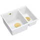 granitni umivalnik Logan 150 White