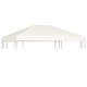 Streha za paviljon 310 g/m² 4x3 m kremno bela