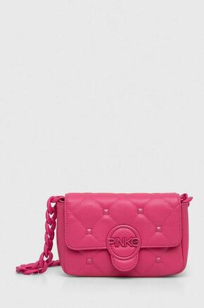 Otroška torbica Pinko Up roza barva - roza. Otroški Majhna torbica iz kolekcije Pinko Up. Model na zapenjanje