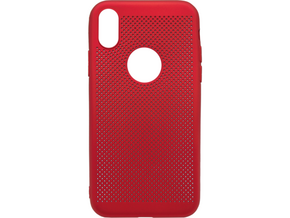 Chameleon Apple iPhone X / XS - Gumiran ovitek (65G) - rdeč
