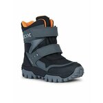 Otroški zimski škornji Geox J36FRC 0FUCE J HIMALAYA B ABX črna barva - črna. Zimski čevlji iz kolekcije Geox. Podloženi model izdelan iz kombinacije ekološkega usnja, tekstilnega materiala in sintetičnega materiala.
