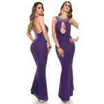 Amiatex Ženska obleka 74482, vijolična, UNIVERZáLNí