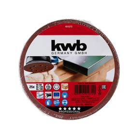 KWB samolepilni brusni papir za les in kovino