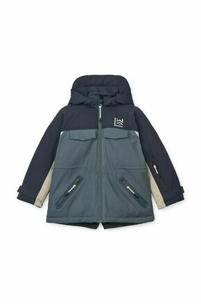 Otroška smučarska jakna Liewood - modra. Otroški Smučarska jakna iz kolekcije Liewood. Podložen model