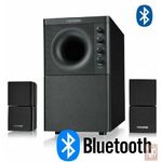 Microlab X3BT zvočniki, 2.1/5.1, 98W, brezžični, bluetooth, rdeči/črni