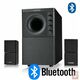 Microlab X3BT zvočniki, 2.1/5.1, 98W, brezžični, bluetooth, rdeči/črni