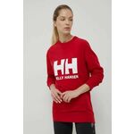 Bluza Helly Hansen ženska, rdeča barva, - rdeča. Mikica iz kolekcije Helly Hansen. Model izdelan iz tanke, rahlo elastične pletenine.