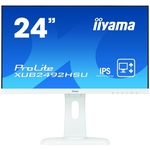 Iiyama ProLite XUB2492HSU-W1 monitor, IPS/VA, 23.8"/24", 16:9, 1920x1080, 60Hz/75Hz, pivot, HDMI, Display port, VGA (D-Sub), USB