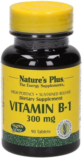 Nature's Plus Vitamin B-1 S/R - 90 tabl.