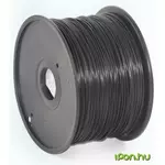 WEBHIDDENBRAND GEMBIRD Tiskalna vrvica (filament), PLA, 1,75 mm, 1 kg, črna