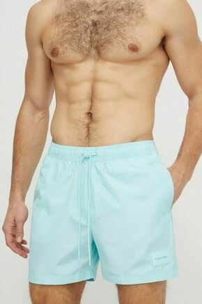 Kopalne kratke hlače Calvin Klein - modra. Kopalne kratke hlače iz kolekcije Calvin Klein
