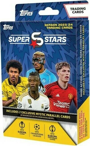 Paket obešalnikov za izmenjevalne kartice UEFA Champions League Super Stars 2023/24