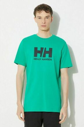 Bombažna kratka majica Helly Hansen moški