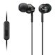 Sony MDR-EX110APB slušalke, 3.5 mm, črna, 103dB/mW, mikrofon