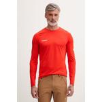 Mammut majica z dolgimi rokavi moška rdeča 1016.02060