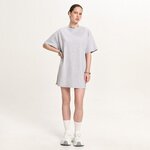 Cropp - Bombažna obleka - light grey 577HW-09M
