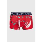 Boksarice Polo Ralph Lauren moški, rdeča barva - rdeča. Boksarice iz kolekcije Polo Ralph Lauren. Model izdelan iz vzorčaste, elastične pletenine. Izjemno udobna tkanina z visoko vsebnostjo bombaža.