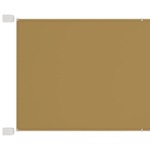 Greatstore Navpična markiza, bež, 60x360 cm, tkanina Oxford