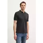 Bombažen polo Calvin Klein črna barva, K10K114130 - črna. Polo iz kolekcije Calvin Klein, izdelan iz enobarvne pletenine. Model iz izjemno udobne bombažne tkanine.