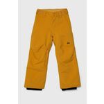 Otroške smučarske hlače Quiksilver ESTATE YTH PT SNPT rumena barva - rumena. Otroške smučarske hlače iz kolekcije Quiksilver. Model izdelan iz materiala, ki ščiti pred mrazom, vetrom in snegom.
