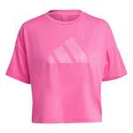 Kratka majica za vadbo adidas Performance Train Icons roza barva - roza. Kratka majica za vadbo iz kolekcije adidas Performance. Model izdelan iz recikliranega materiala, ki odvaja vlago.