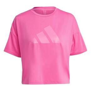 Kratka majica za vadbo adidas Performance Train Icons roza barva - roza. Kratka majica za vadbo iz kolekcije adidas Performance. Model izdelan iz recikliranega materiala