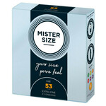 Mister Size tanek kondom - 53 mm (3 kosi)