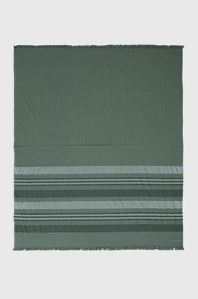 Bombažna brisača BOSS zelena barva - zelena. Velika brisača iz kolekcije BOSS. Model izdelan iz vzorčastega materiala.