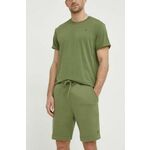 Kratke hlače G-Star Raw moški, zelena barva - zelena. Kratke hlače iz kolekcije G-Star Raw. Model izdelan iz tanke, rahlo elastične pletenine.