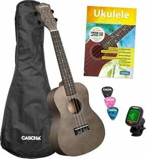 Cascha CUC101S Koncertne ukulele Black