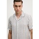 Lanena srajca Michael Kors bela CS5405QHJ0