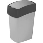 Curver koš za smeti Pacific Flip bin 25 L, črno-antracit
