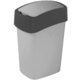 Curver koš za smeti Pacific Flip bin 25 L, črno-antracit