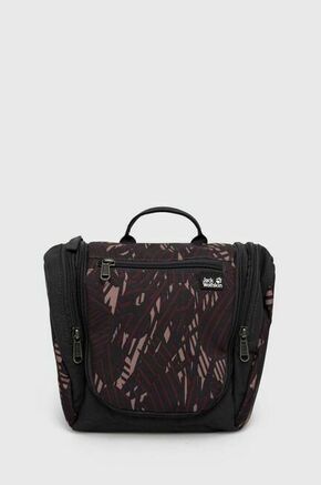 Kozmetična torbica Jack Wolfskin črna barva - bordo. Kozmetična torbica iz kolekcije Jack Wolfskin. Model izdelan iz tekstilnega materiala. V kompletu sta dva kosa.