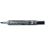 Pentel Marker whiteboard maxiflo flex-feel, črn MWL5SBF-AX