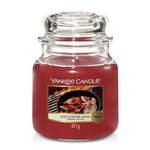 Yankee Candle Aromatična sveča Classic Crisp Campfire Jabolka 411 g