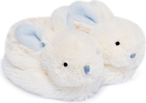 Doudou Darilni set - Komplet otroških ropotulj rabbit blue 0-6 mesecev