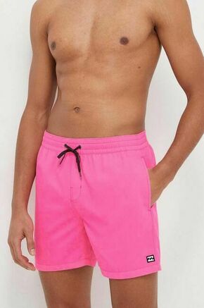Kopalne kratke hlače Billabong roza barva - roza. Kopalne kratke hlače iz kolekcije Billabong