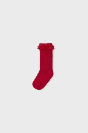 Nogavice za dojenčka Mayoral rdeča barva - rdeča. Nogavice za dojenčka iz kolekcije Mayoral. Model izdelan iz udobne pletenine.
