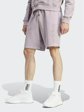 Adidas Športne kratke hlače ALL SZN Fleece Graphic IW1196 Vijolična Regular Fit