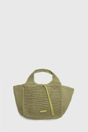 Torbica Gianni Chiarini zelena barva - zelena. Velika torbica iz kolekcije Gianni Chiarini. Model na zapenjanje